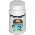อาหารเสริม โพรพอลิส propolis ราคาส่ง ยี่ห้อ Source Naturals, Propolis Extract, 500 mg, 60 Capsules
